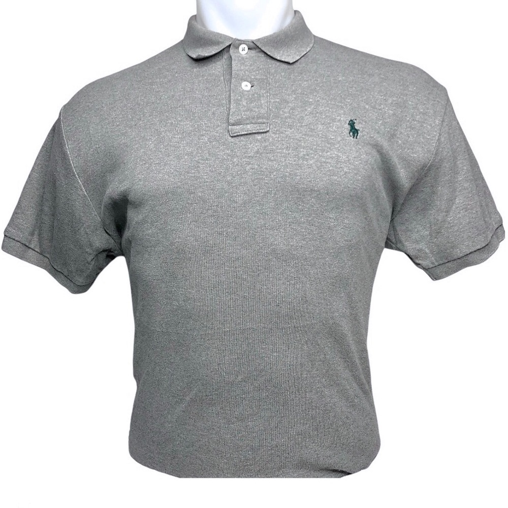 Polo Ralph Lauren Vintage Heather Grey Polo - Picture 5 of 11